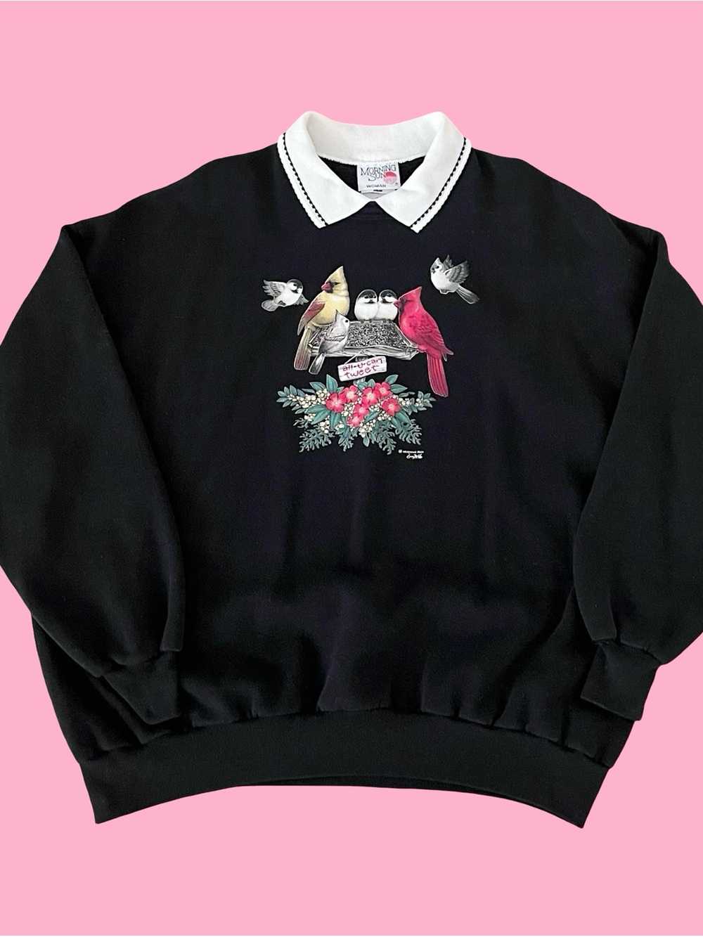 Vintage Morning Sun Christmas Birds Sweatshirt